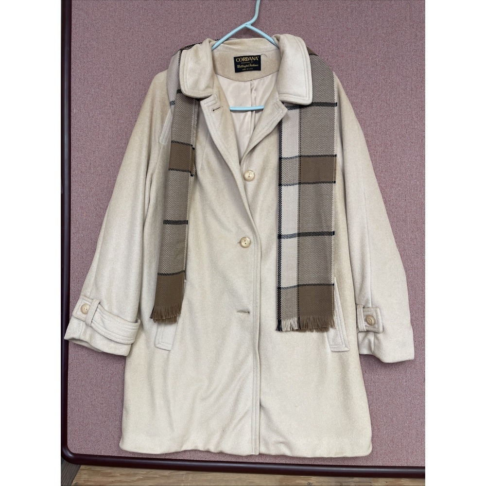 Vintage Cordana Simply Luxurious Wellington Fashions Celanese Arnel Long Coat
